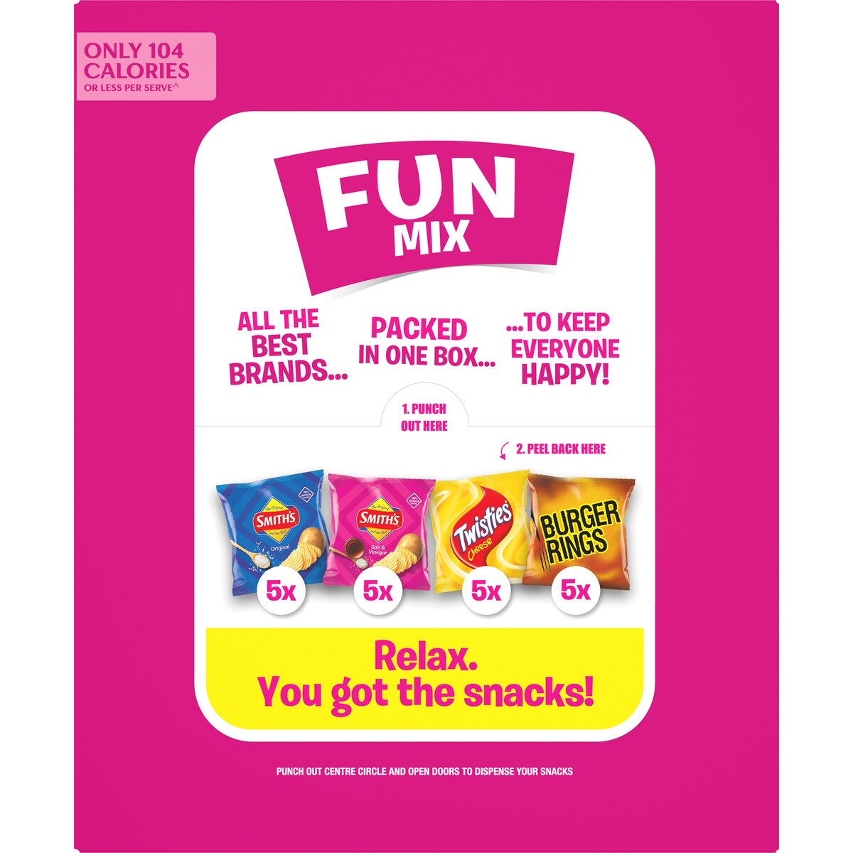 Smiths Potato Chips Fun Mix Multipack Variety 20 Pack