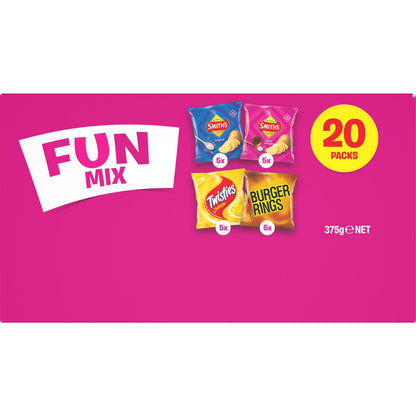 Smiths Potato Chips Fun Mix Multipack Variety 20 Pack