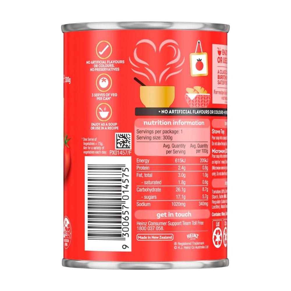 Heinz Soup For One Creamy Tomato Can - 300g