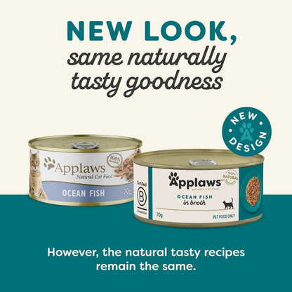 Applaws Ocean Fish Tin Wet Cat Food 70g