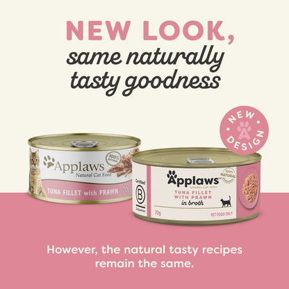 Applaws Tuna & Prawn Tin Wet Cat Food 70g