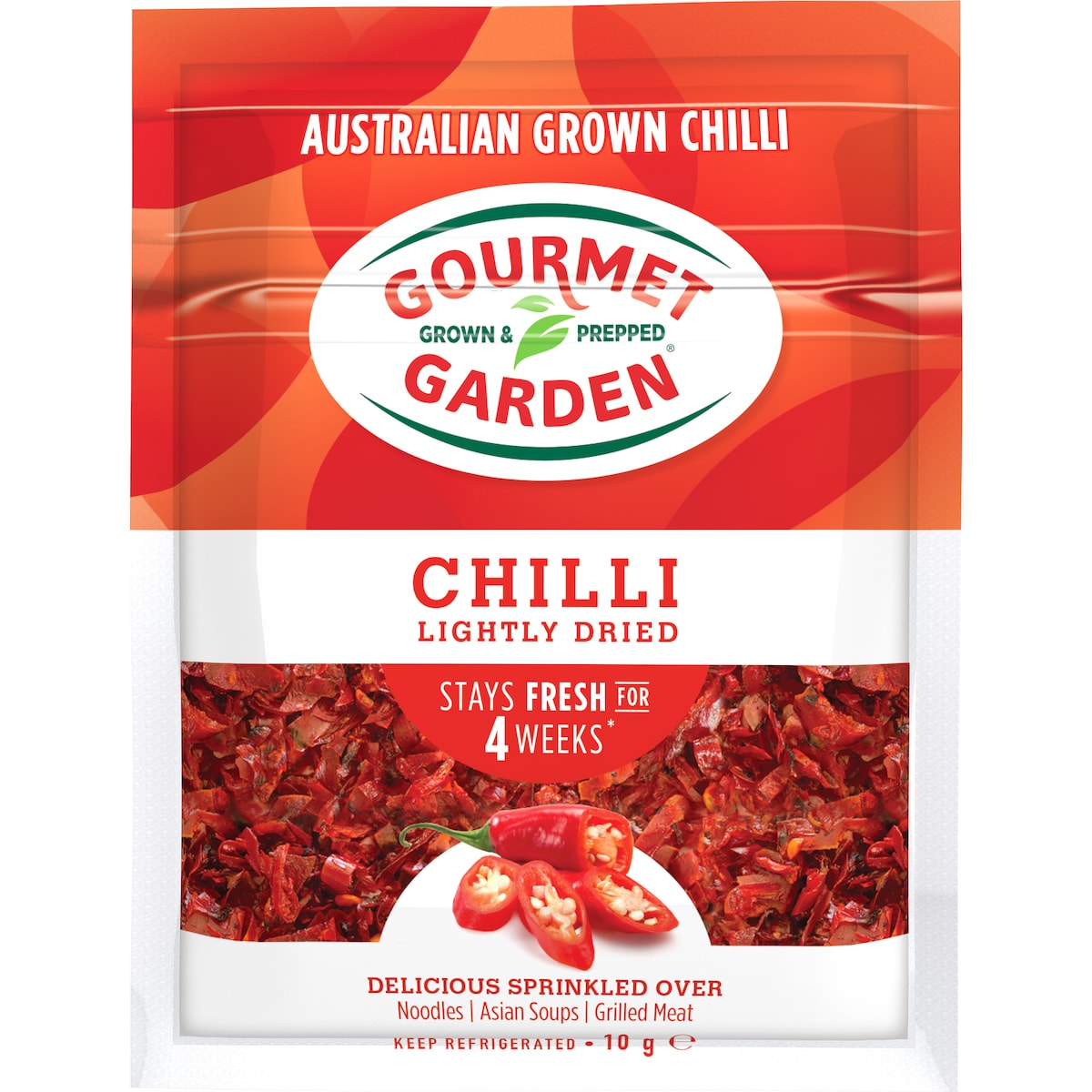 Gourmet Garden Chilli Lightly Dried 10g Sachet
