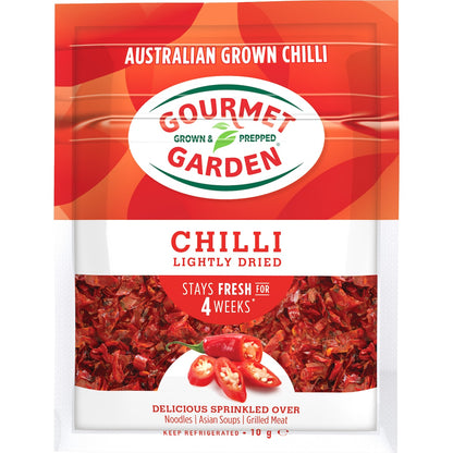 Gourmet Garden Chilli Lightly Dried 10g Sachet