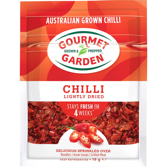 Gourmet Garden Chilli Lightly Dried 10g Sachet