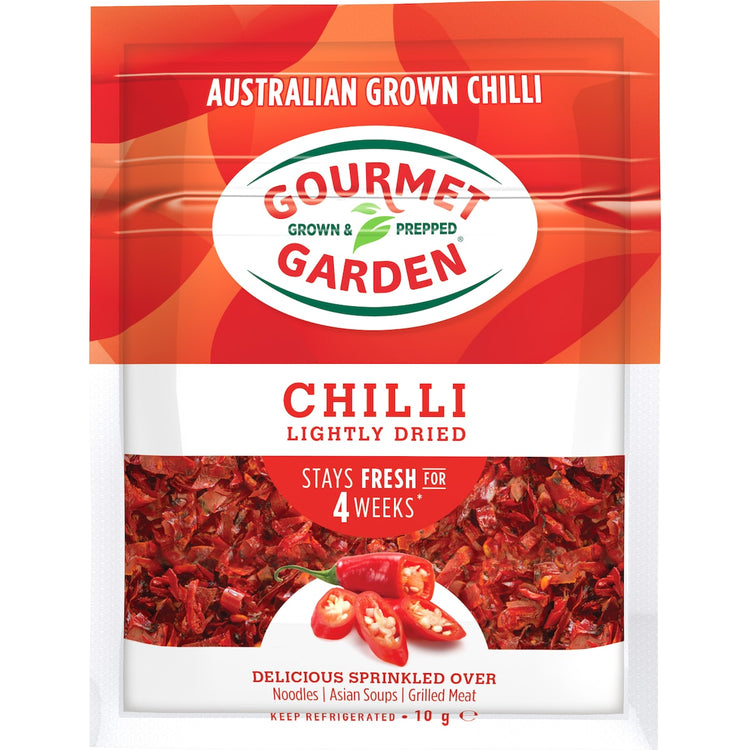 Gourmet Garden Chilli Lightly Dried 10g Sachet