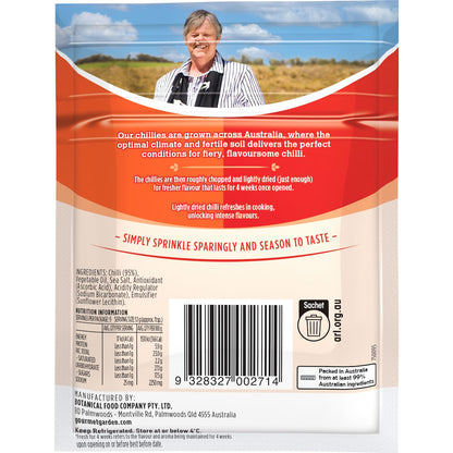 Gourmet Garden Chilli Lightly Dried 10g Sachet