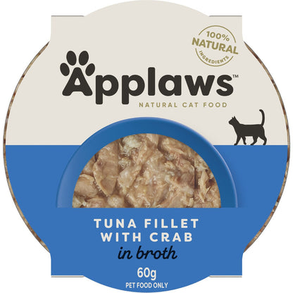 Applaws Cat Pot Tuna & Crab 60g