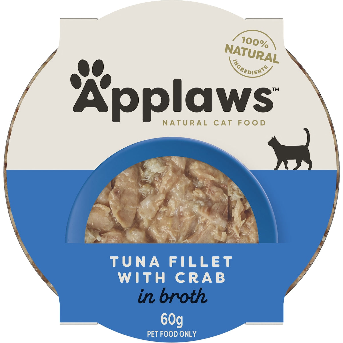 Applaws Tuna & Crab Tin Wet Cat Food 60g