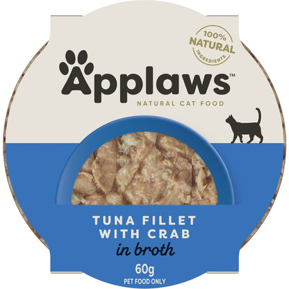 Applaws Tuna & Crab Tin Wet Cat Food 60g