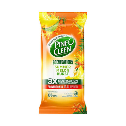 Pine O een Scentsations Disinfectant Wipes Melon Burst - 100 Pack