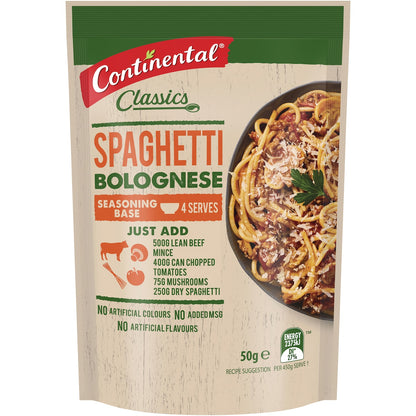 Continental Classics Recipe Base Spaghetti Bolognese 50g