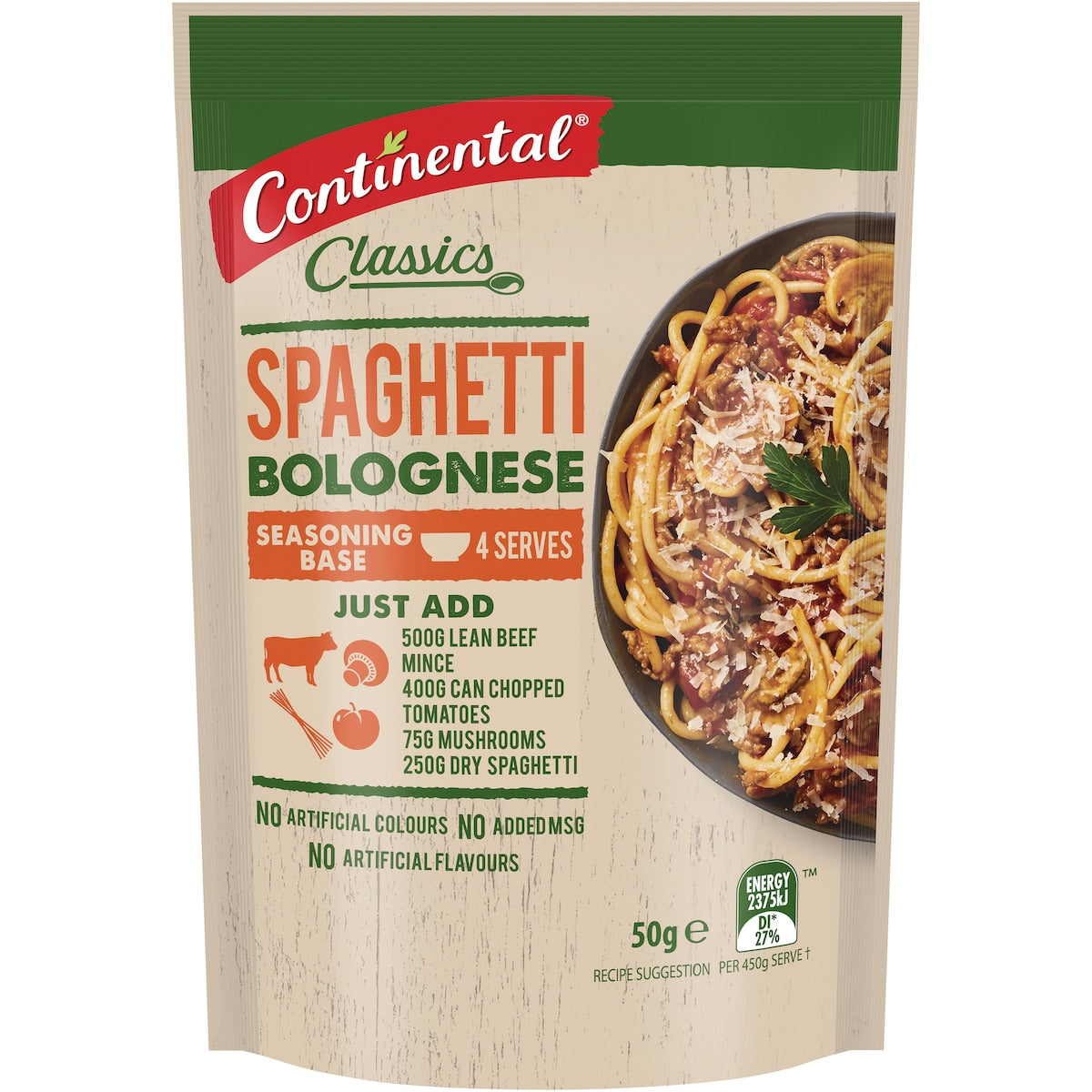 Continental Classics Recipe Base Spaghetti Bolognese 50 G