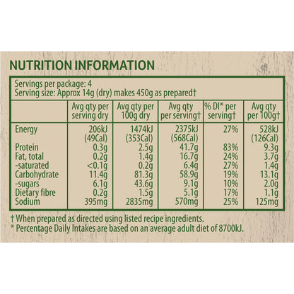 Continental Classics Recipe Base Spaghetti Bolognese 50g