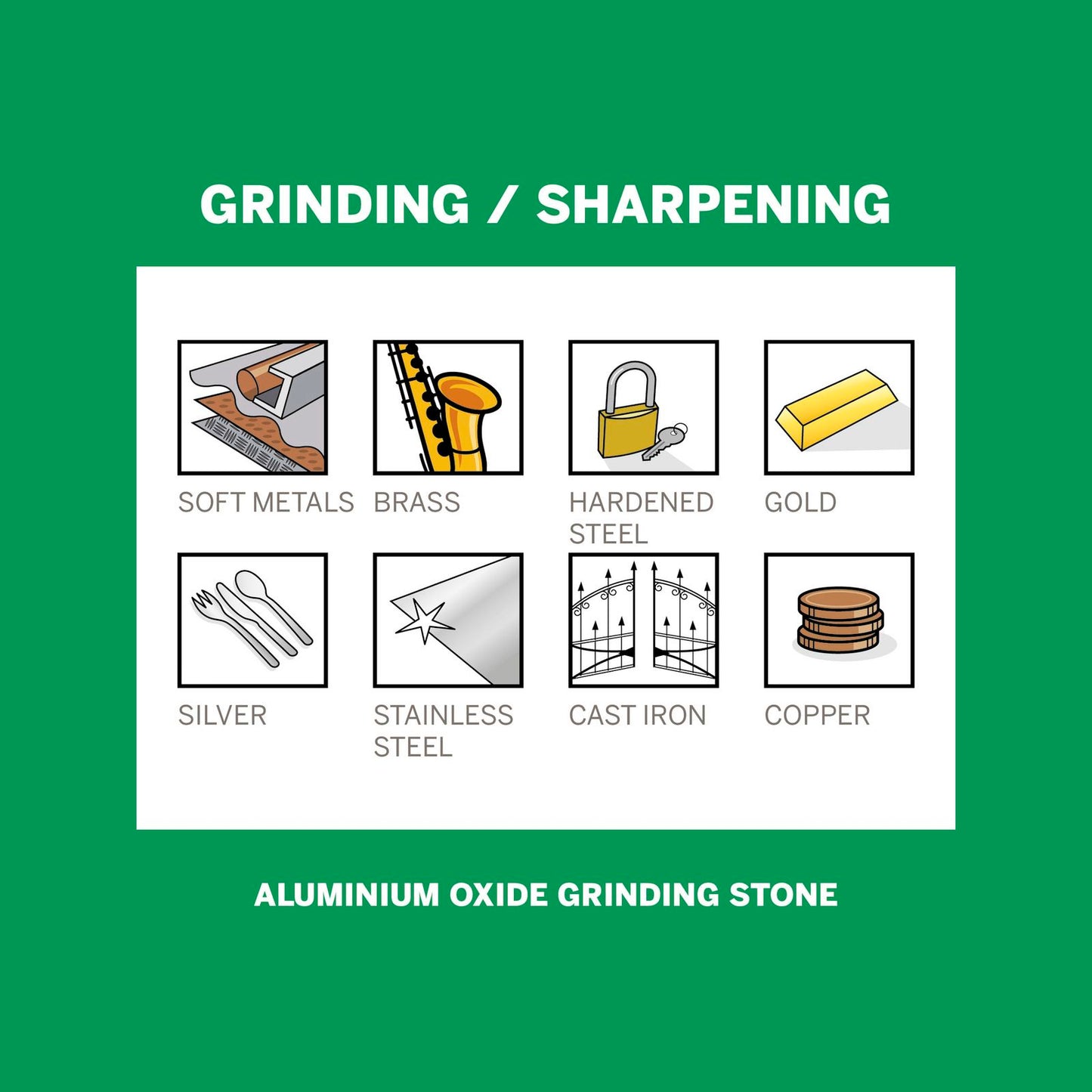 Dremel Aluminium Oxide Grinding Stone - 9.5mm