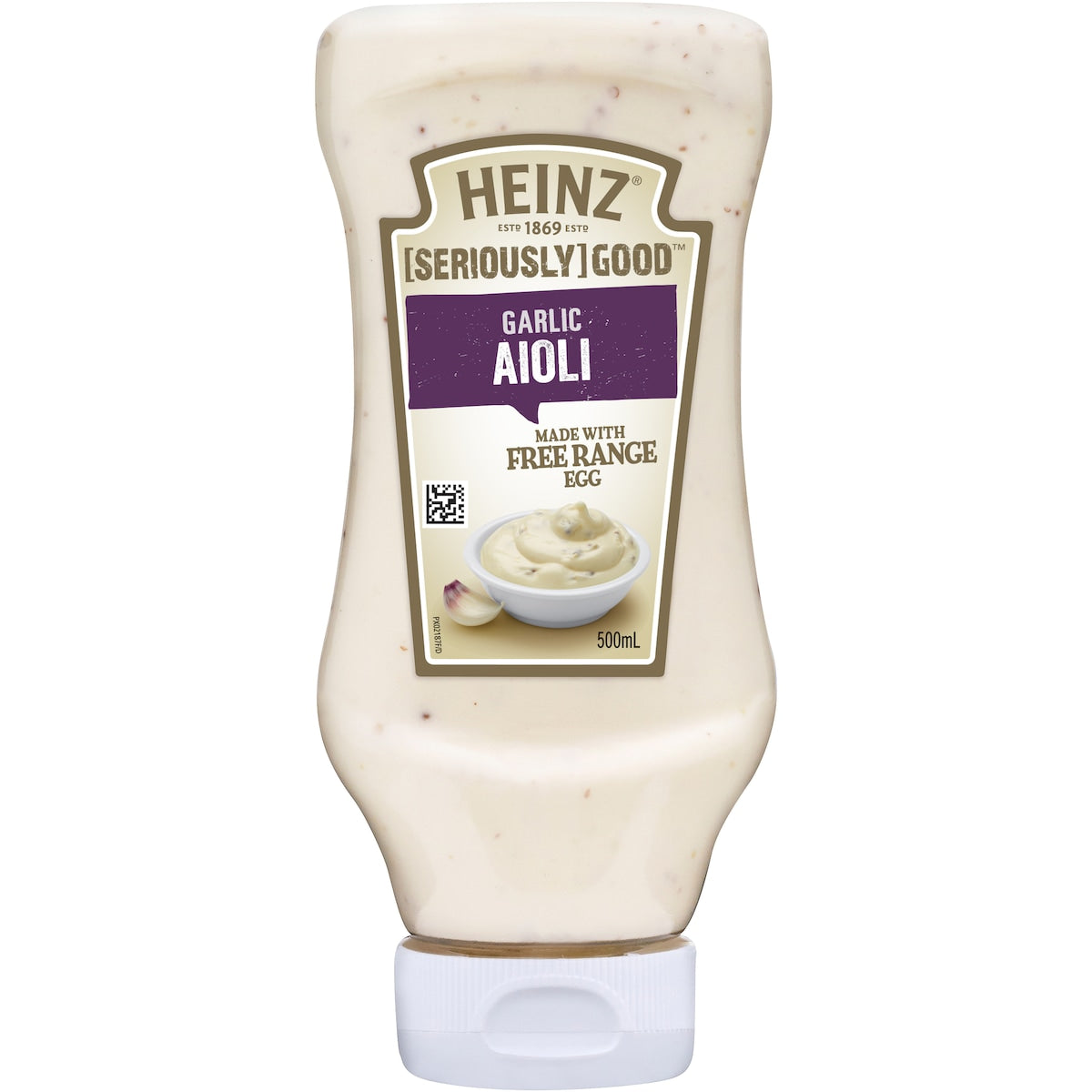 Heinz Seriously Good Mayo Garlic Aioli Flavoured Mayonnaise 500ml