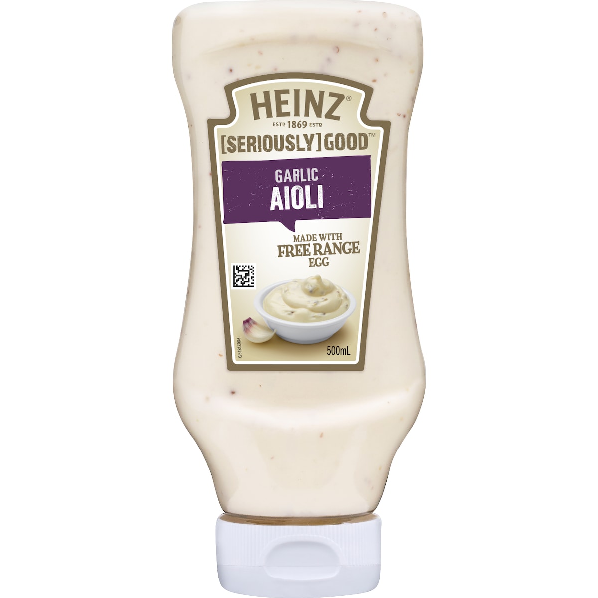 Heinz Seriously Good Mayo Garlic Aioli Flavoured Mayonnaise 500ml