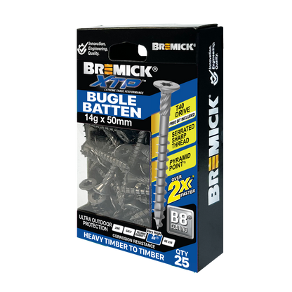 Bremick XTP Bugle Batten - 14g x 50mm - 25 Pack