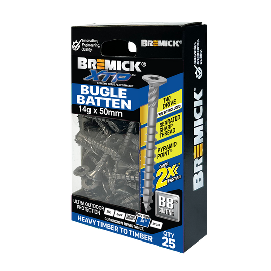 Bremick XTP Bugle Batten - 14g x 50mm - 25 Pack