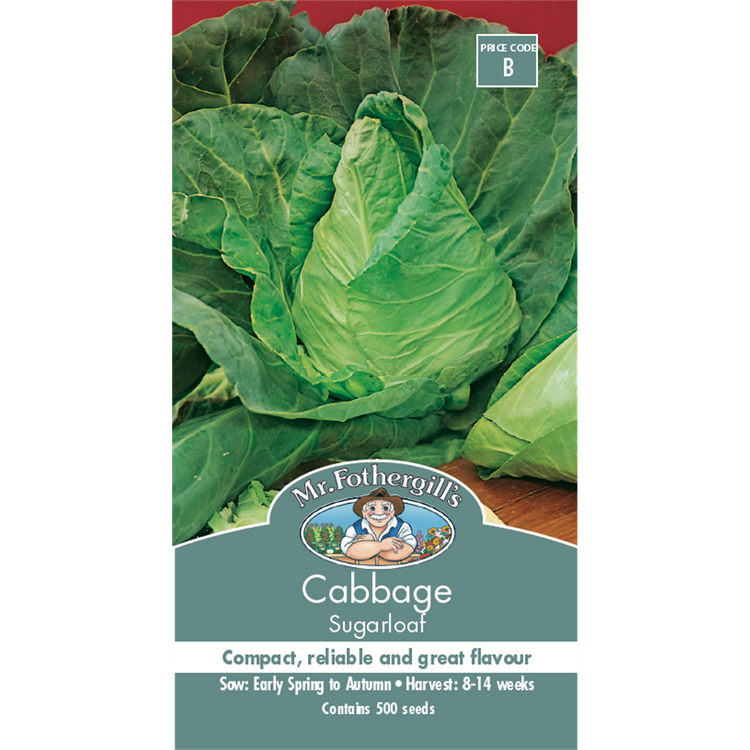 Mr Fothergill Sugarloaf Cabbage Seeds