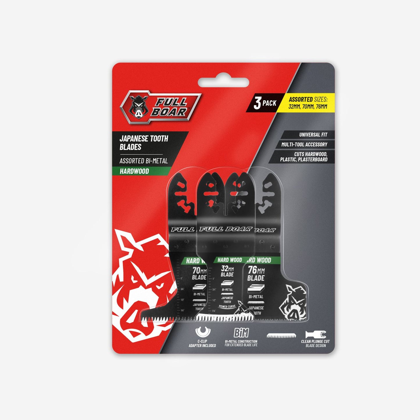 Full Boar Multi Tool Blade - 3 Pack