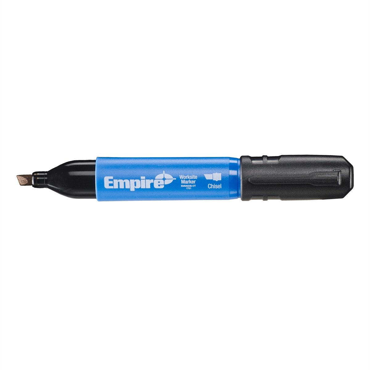 Empire Chisel Tip Marker Pen - 144mm - Black - Quick Dry