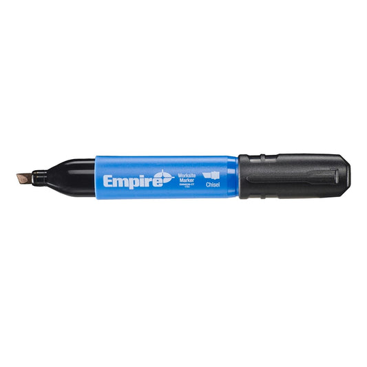 Empire Chisel Tip Marker Pen - 144mm - Black - Quick Dry