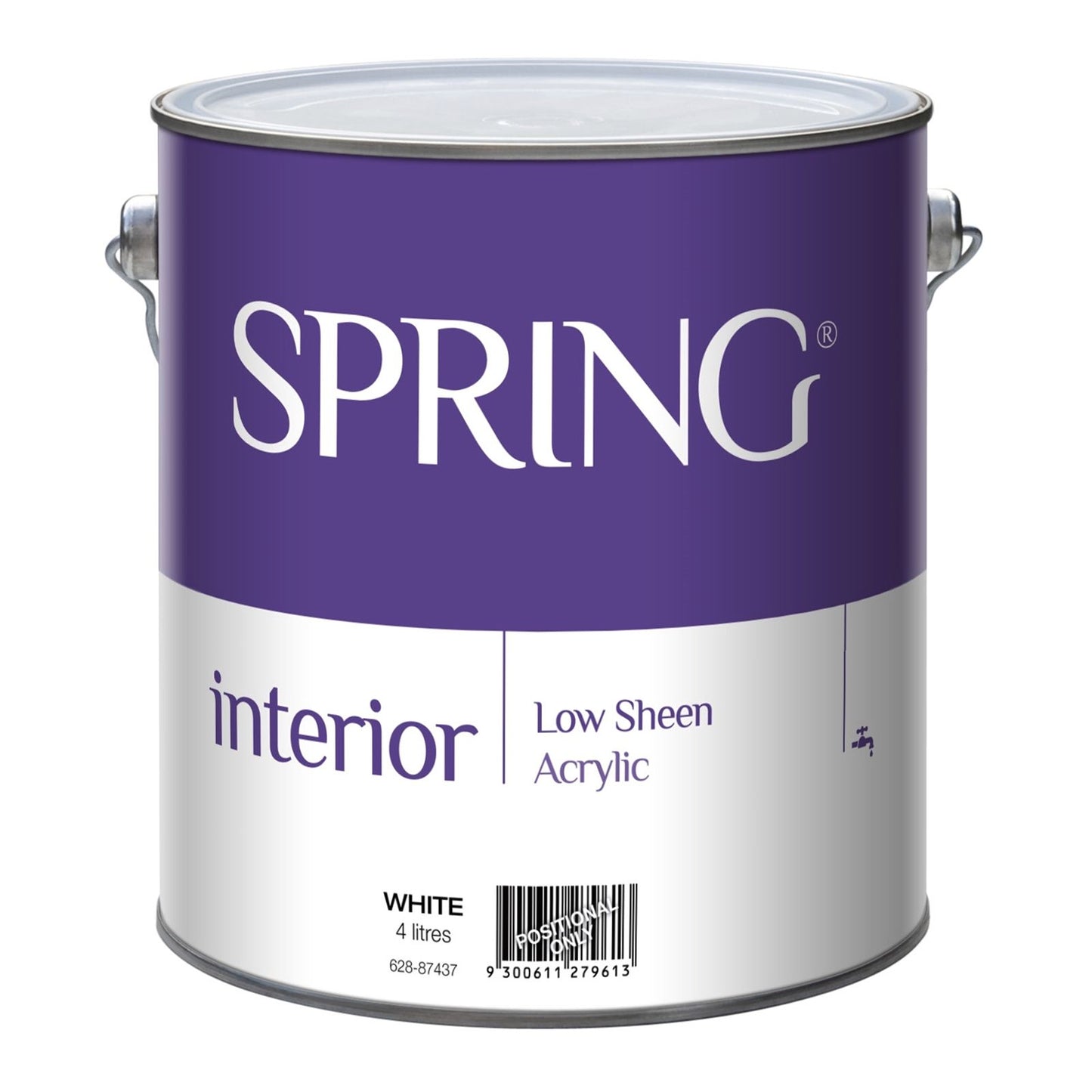 Spring Interior Low Sheen Paint - 4L