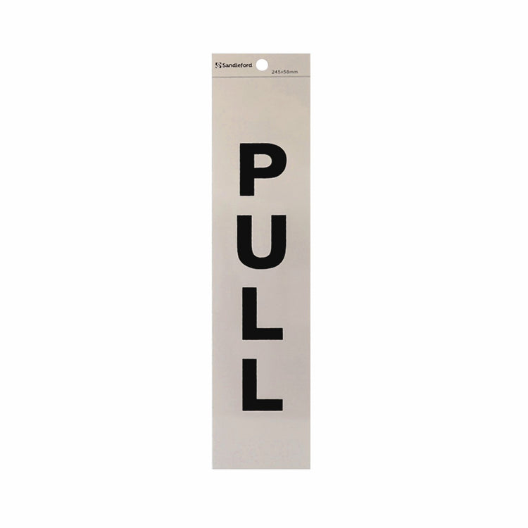 Sandleford Pull Sign - 245 x 58mm