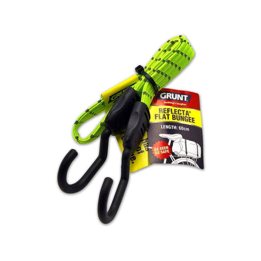 Grunt Reflecta Flat Bungee Strap - 60cm - Rubber - Reflective
