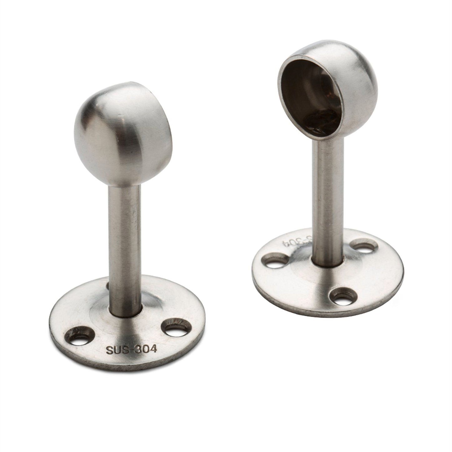 Sandleford Stainless Steel Pillar End Fitting Rod - 19mm - 2 Pack