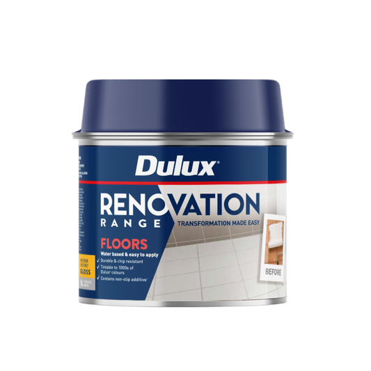 Dulux Renovation Range Floors Gloss - 1L - White - Interior Coating