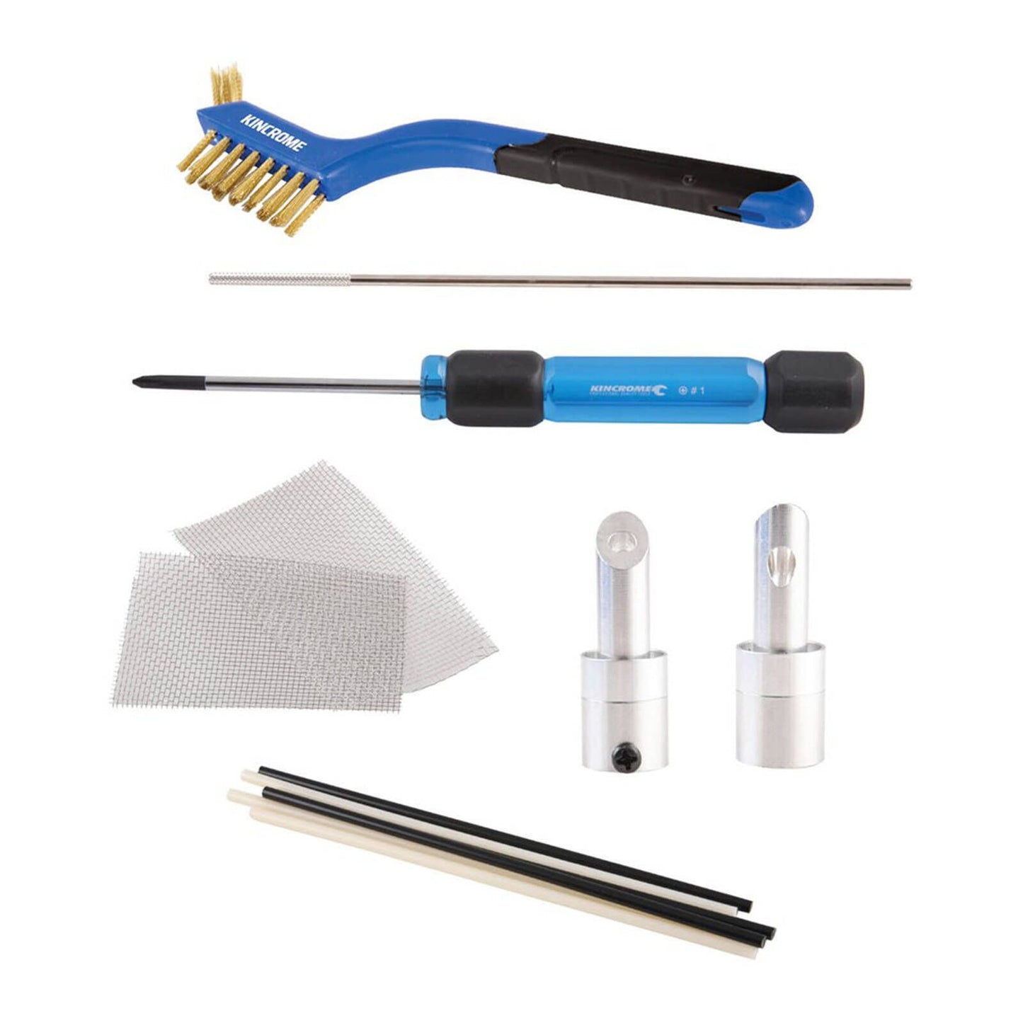 Kincrome 10 Piece Plastic Welding Kit - 255mm x 125mm x 30mm