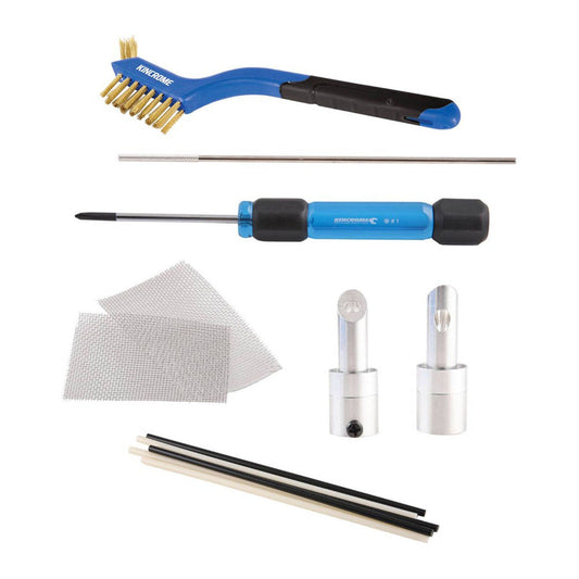 Kincrome 10 Piece Plastic Welding Kit - 255mm x 125mm x 30mm