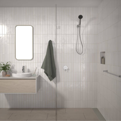 Flexispray Black Splash Bath Shower Mixer - 110mm