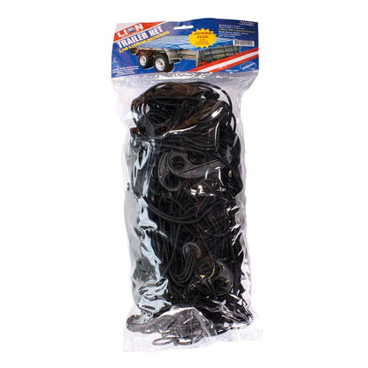 Lion Trailer Net - 8 x 6ft - Rubber - Weather Resistant - 32 Hooks