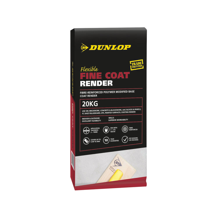 Dunlop Fine Coat Render 20kg