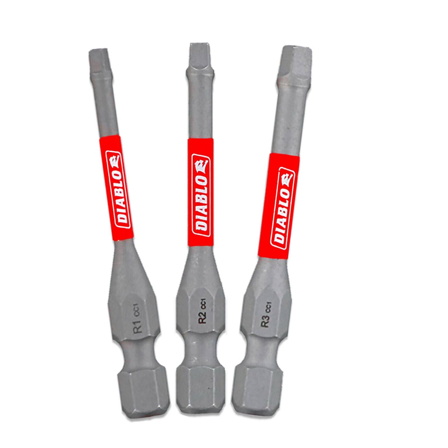 Diablo Power Bit Sq Variety - 2" - 3 Pack