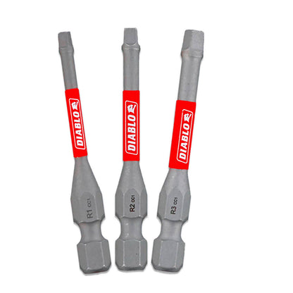 Diablo Power Bit Sq Variety - 2" - 3 Pack