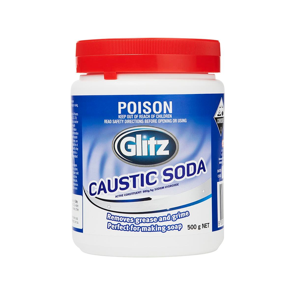 Glitz Caustic Soda Grease Remover - 500g