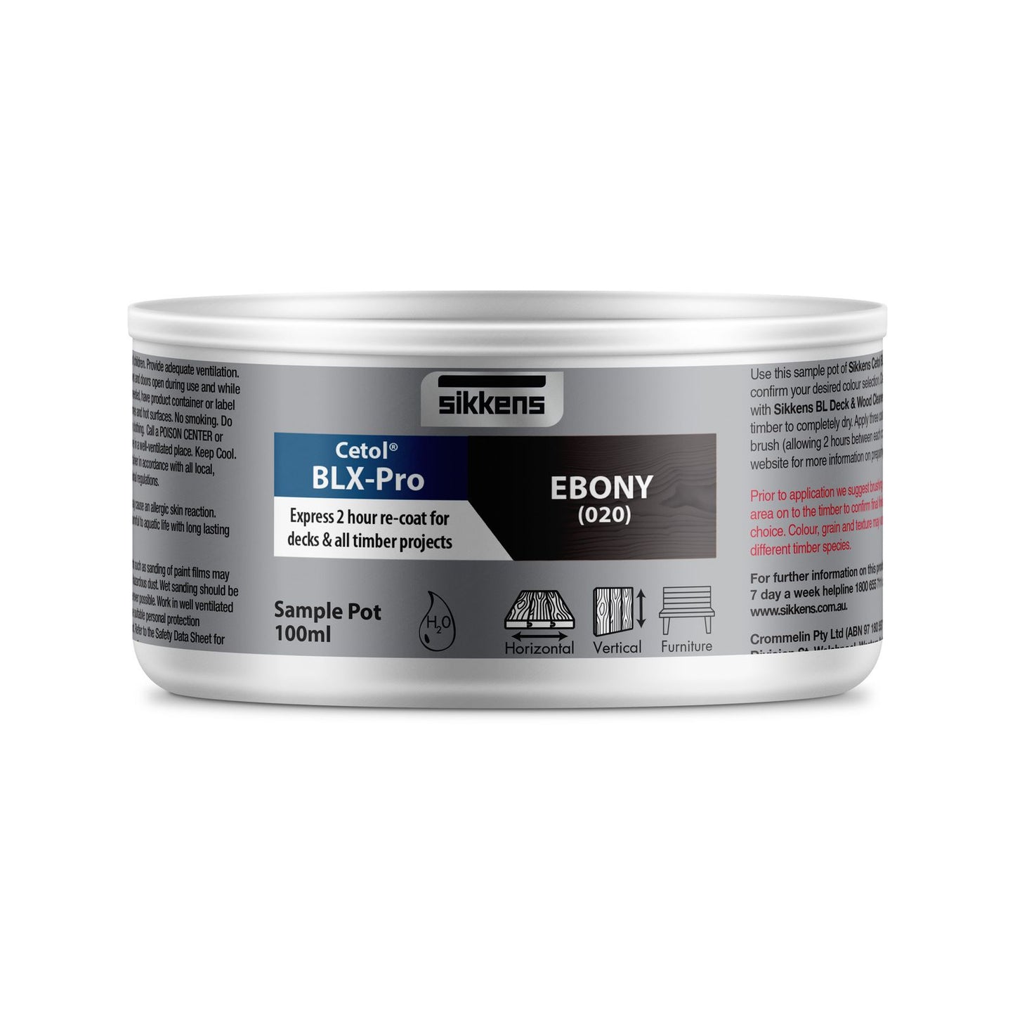 Sikkens Ebony Cetol Blx Pro Timber Finish - 100ml