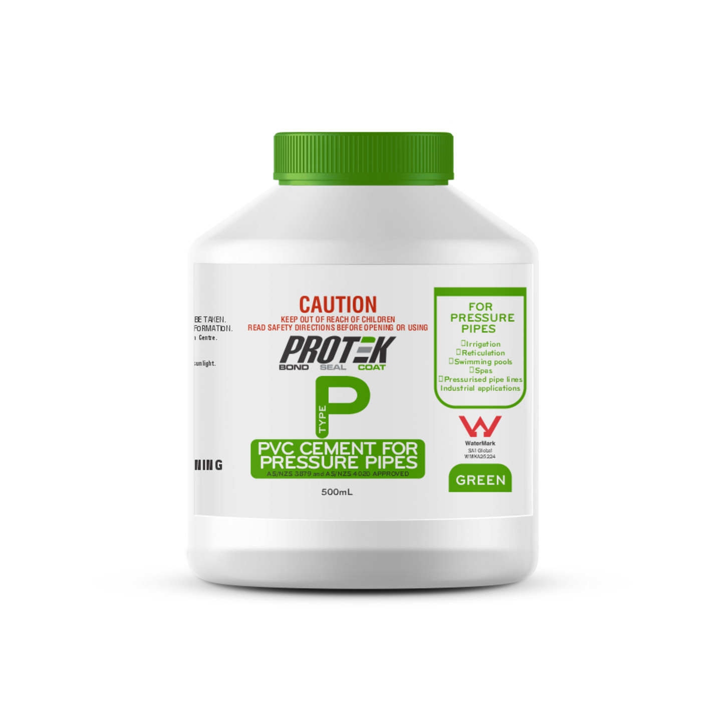 Protek PVC Cement - 500ml - Green