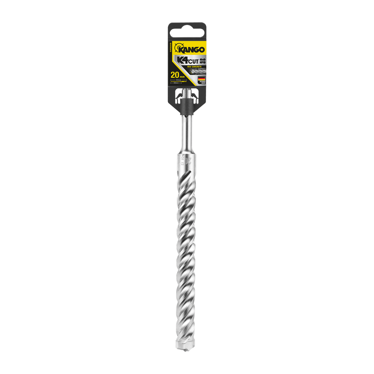 Kango 20mm K4 SDS Plus Drill Bit 250mm Steel Low Vibration Performance