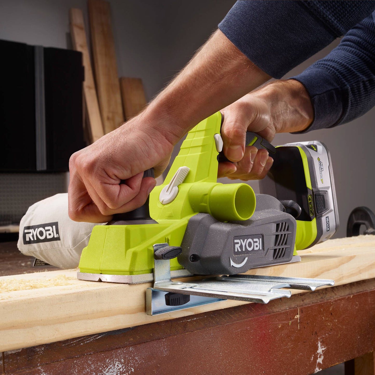 Ryobi 18V One Rebate Planer - 82mm - Tool Only