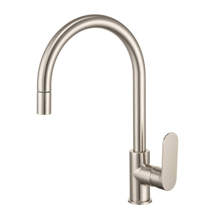 Mondella Pull Out Sink Mixer - 35mm - Brushed Nickel - 5L/min