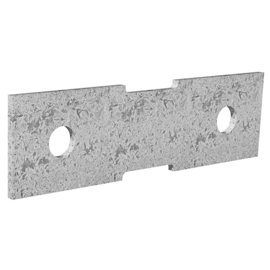 Dunnings Galvanised Bracket Plate - 120x35mm