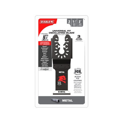Diablo Bi Metal Multi Tool Blades for Metal - 32mm - 3 Pack