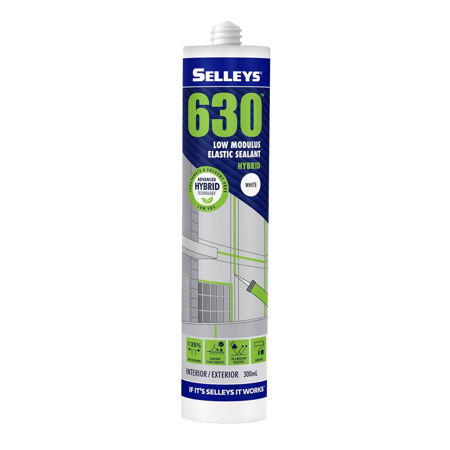 Selleys Low Modulus Flexible Sealant - 300ml - White