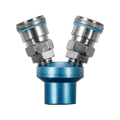 Powerfit Nitto 2-Way Splitter Coupler - 1/4" BSP - 150PSI
