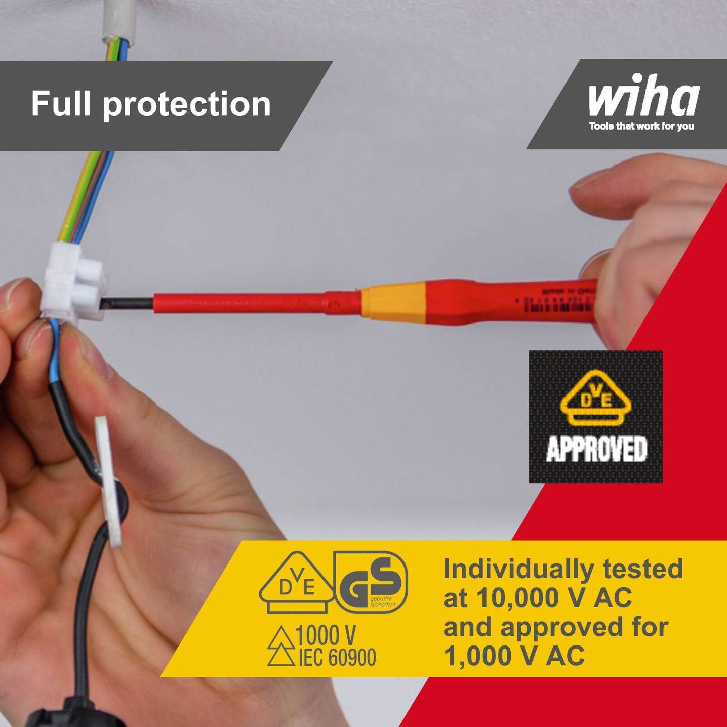 Wiha Precision Insulated Screwdriver - 3.5 x 65mm