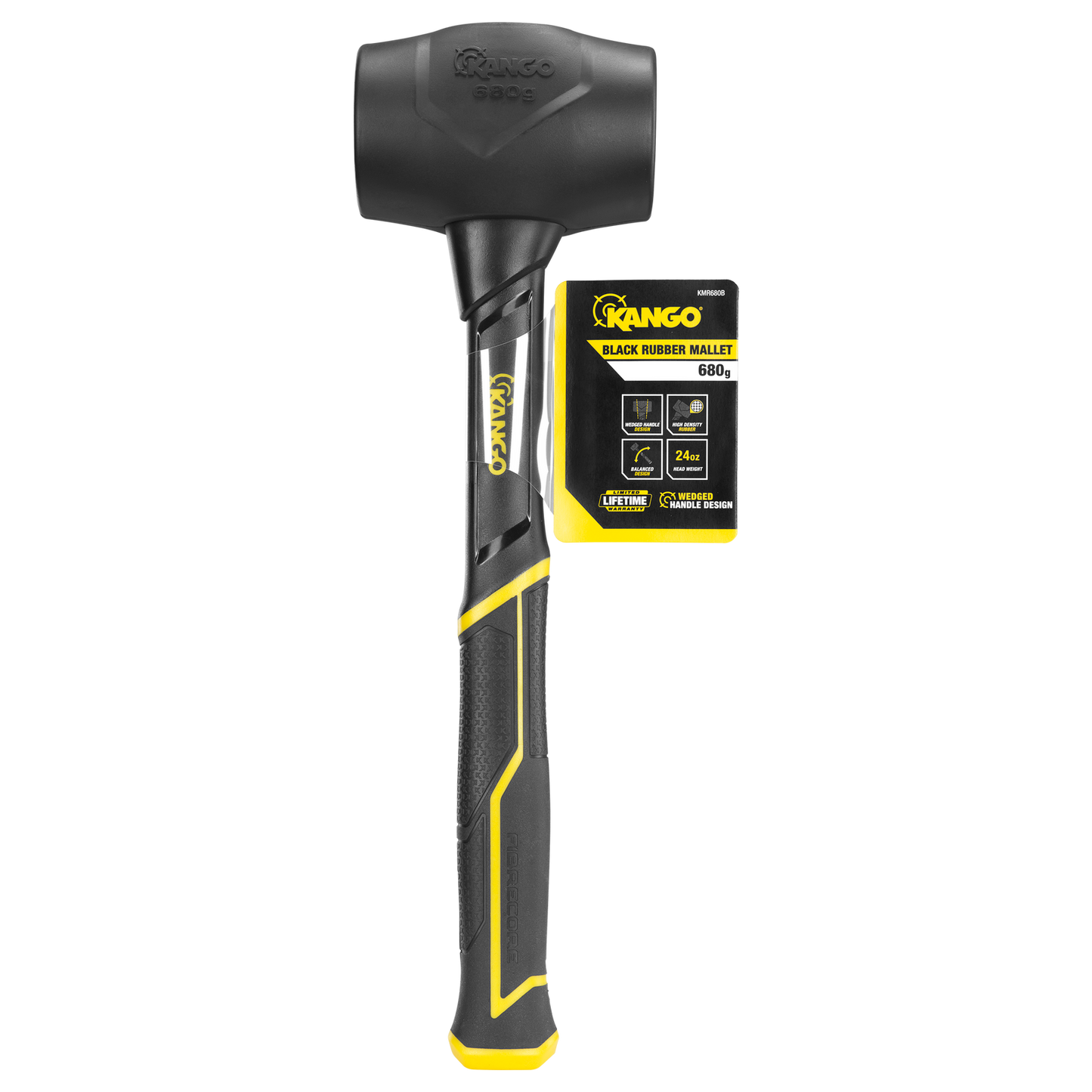 Kango Black Rubber Mallet - 680g